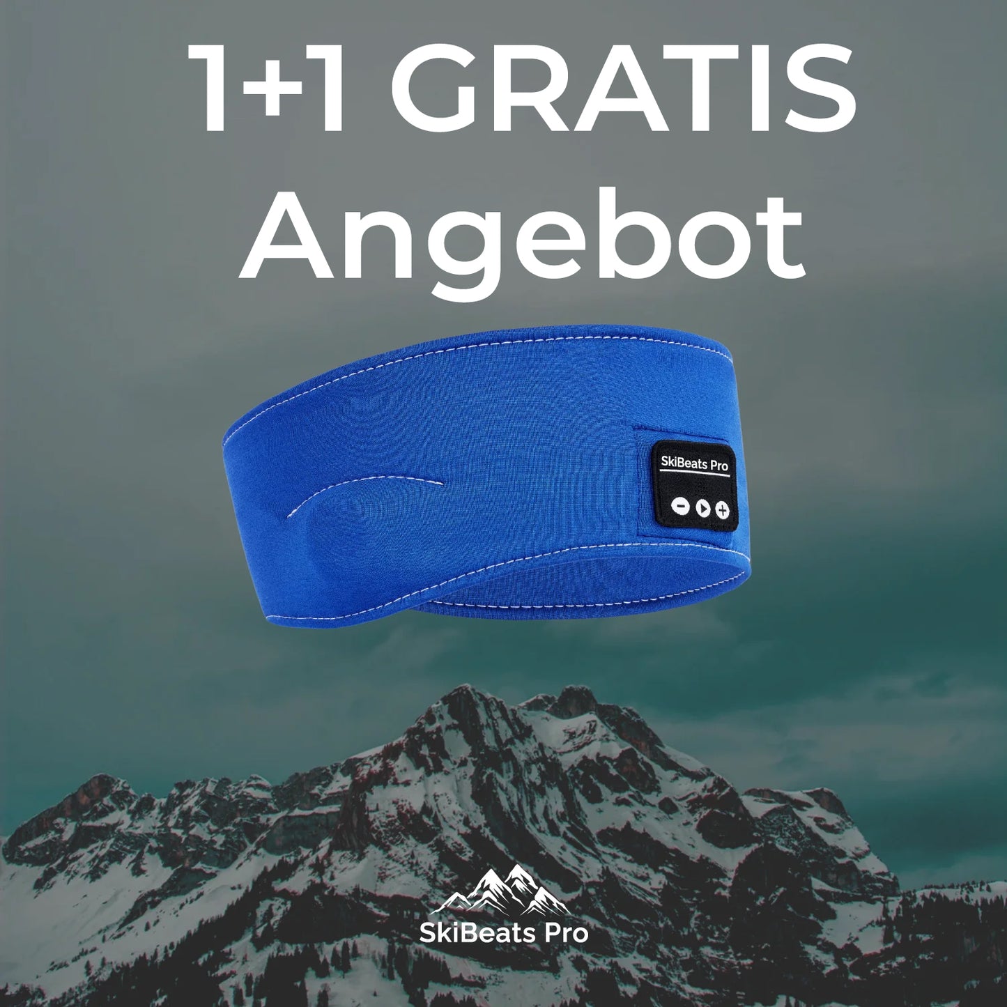 SkiBeats™ Pro - Bluetooth Stirnband - 1+1 Gratis Angebot